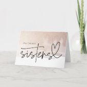 Pregnancy Reveal Sister Aunt to Be I'm Pregnant Ca Karte (Vorderseite)