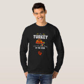Pregnancy Reveal Thanksgiving Turkey Pregnancy T-Shirt (Vorne ganz)