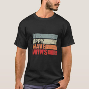 Pregnancy Reveval Zitat so glücklich ich habe Zehn T-Shirt