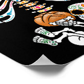 Pregnancy Skeleton Dia De Los Muertos Mexican Bell Poster (Ecke)