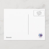 Pregnant African Fairy Postcard Ankündigungspostkarte (Rückseite)