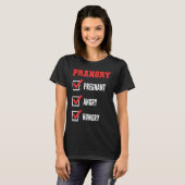 Pregnant Angry Hungry Mother to be T-Shirt (Vorne ganz)