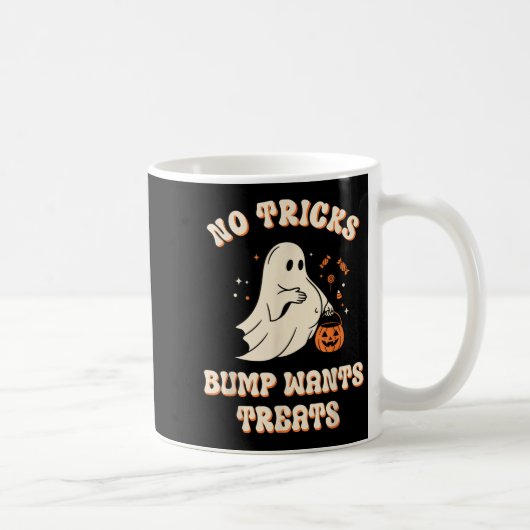 Pregnant Ghost Lazy Trick Or Treat Dress Funny Hal Kaffeetasse (Rechts)