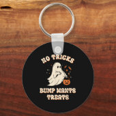 Pregnant Ghost Lazy Trick Or Treat Dress Funny Hal Schlüsselanhänger (Vorderseite)