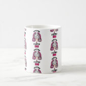 Pregnant Ghost Pink erwartet ein wenig Boo Kaffeetasse (Mittel)