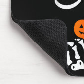 Pregnant Skeleton Baby Bump Funny Halloween Tee  Mousepad (Ecke)