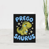 Pregosaurus Cute Retro Mommy Dinosaur Pregnancy An Karte (Vorderseite)