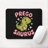 Pregosaurus Cute Retro Mommy Dinosaur Pregnancy An Mousepad (Mit Mouse)