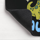 Pregosaurus Cute Retro Mommy Dinosaur Pregnancy An Mousepad (Ecke)