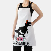 Pregosaurus Funny Pregnancy Geschenk Schürze (InSitu)