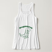 Pregosaurus Maternity Tank Top (Design Vorderseite)
