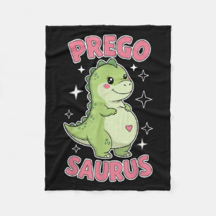 Pregosaurus Niedlich Retro Mommy Dinosaurier Schwa Fleecedecke