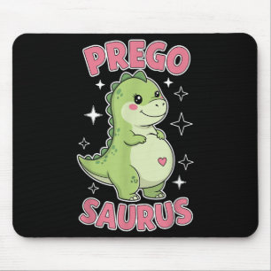 Pregosaurus Niedlich Retro Mommy Dinosaurier Schwa Mousepad
