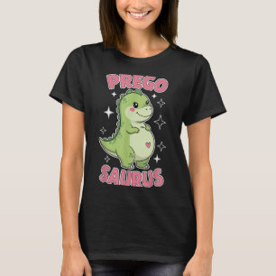 Pregosaurus Niedlich Retro Mommy Dinosaurier Schwa T-Shirt