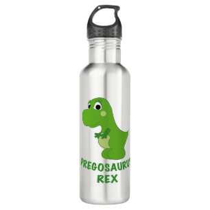 Pregosaurus Rex schwanger T-Rex Niedlicher Dinosau Edelstahlflasche