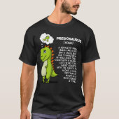 Pregosaurus T-Rex T-Shirt (Vorderseite)