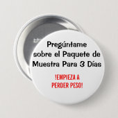Pregúntame sobre el Paquete de Muestra Para 3 dias Button (Vorne & Hinten)