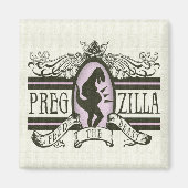 Pregzilla Magnet (Vorne)