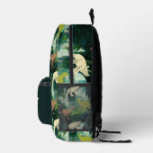 Prehistoric Jungle Dinosaurs Bedruckter Rucksack (Rechts)