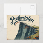 Preikestolen Classic Charm Postkarte (Vorne/Hinten)