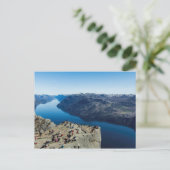 Preikestolen Norway Postcard Postkarte (Stehend Vorderseite)