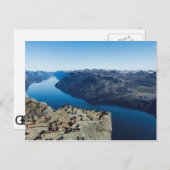 Preikestolen Norway Postcard Postkarte (Vorne/Hinten)