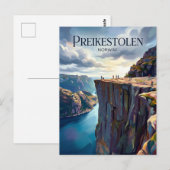 Preikestolen Norwegen Postkarte (Vorne/Hinten)