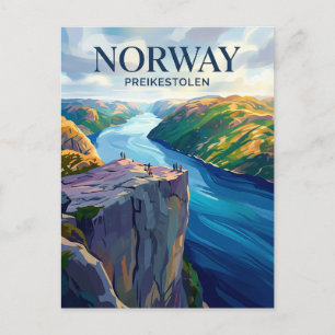 Preikestolen Norwegen Postkarte