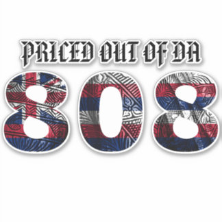 PREIS AUS DA 808 Tibal HI FLAG Aufkleber