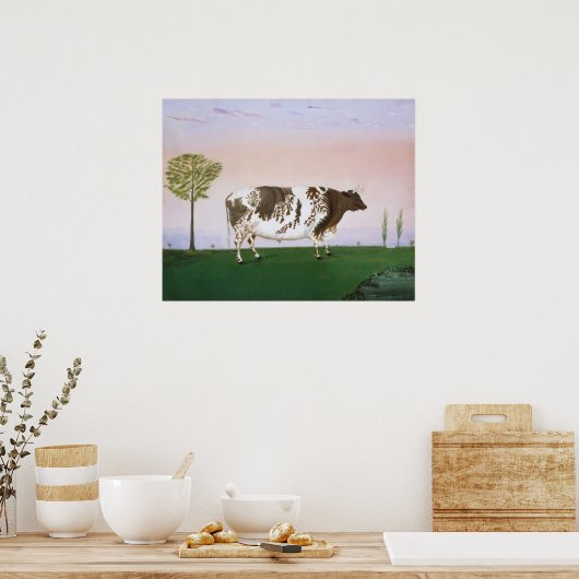 Preis Bull - H. Call Fine Art Poster (Küche)