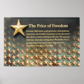 "Preis der Freiheit" Poster des Zweiten Weltkriegs (Vorne)