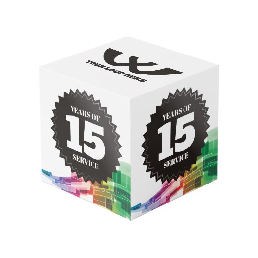 Preis für das 15-jährige Jubiläum der Technischen Würfel (Vorderseite Schrägansicht)