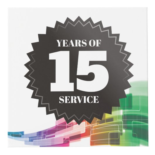 Preis für das 15-jährige Jubiläum der Technischen Würfel (Vorderseite)