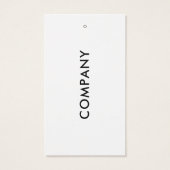 Preis für das Bekleidungslabel für die Größe des U (Rückseite)