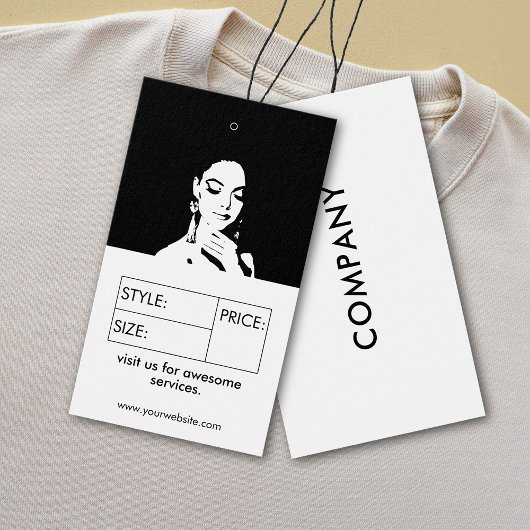 Preis für das Bekleidungslabel für die Größe des U