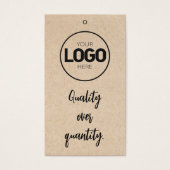 Preis für das Bekleidungslabel für die Größe des U (Vorderseite)