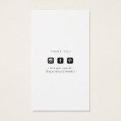 Preis für das Closing des Firmenlogos (Rückseite)