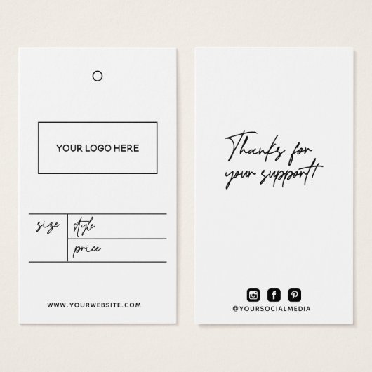 Preis für das Closing des Firmenlogos (Vorne & Hinten)