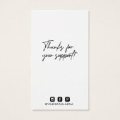 Preis für das Closing des Firmenlogos (Rückseite)