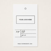 Preis für das Closing des Firmenlogos (Vorderseite)