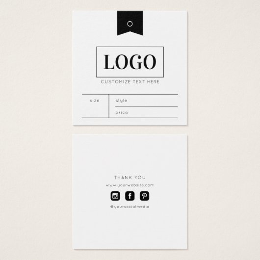 Preis für das Closing des Firmenlogos (Vorne & Hinten)