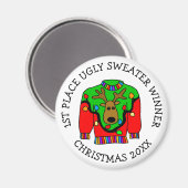 Preis für den 1. Platz Gewinner des Ugly Sweater W Magnet (Vorderseite/Rückseite)