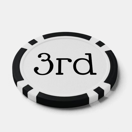 Preis für den 3. Platz Pokerchips (Einzeln)