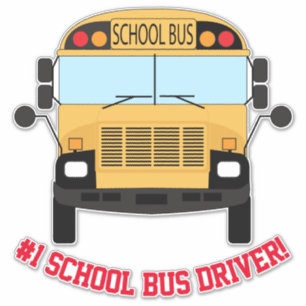 Preis für den besten Busfahrer der Schule Aufkleber