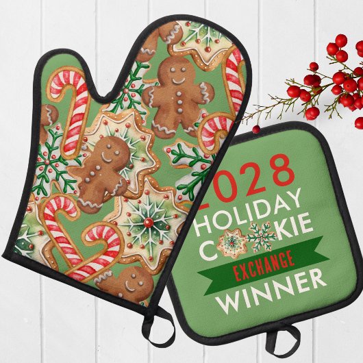 Preis für den Holiday Cookie Contest Ofenhandschuh & Topflappen-Set
