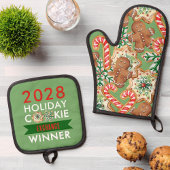 Preis für den Holiday Cookie Contest Ofenhandschuh & Topflappen-Set