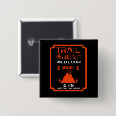 Preis für den Wettbewerb "Trail Run" Button (Vorne & Hinten)