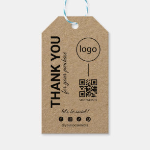 Preis für Firmenlogo und Qr-Code Geschenkanhänger