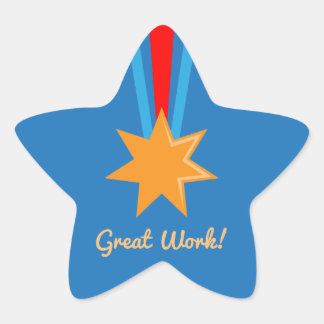 Preis für "Great Work Bronze Star - Rote und Blaue Stern-Aufkleber