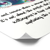 Preis für Leben und Kamera Poster (Ecke)